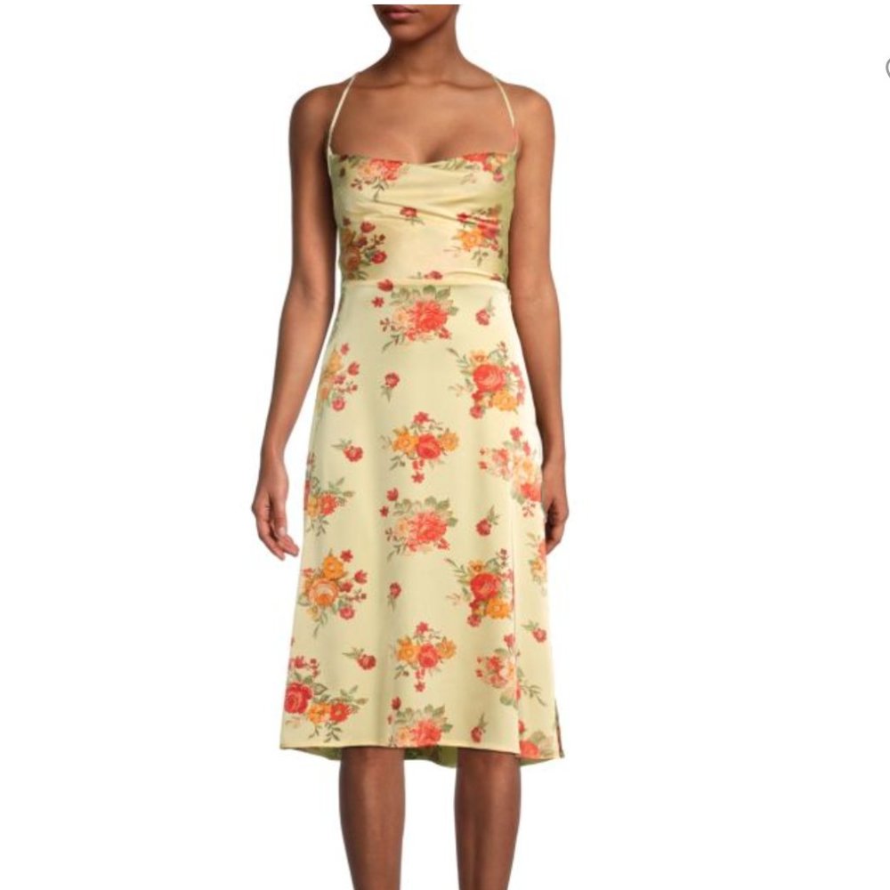 Floral Tie Back Dress